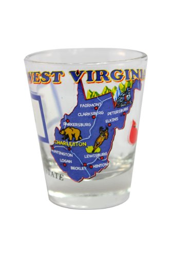 Souvenir Shot Glass - West Virginia