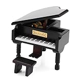 caja musical de piano Ponlo en tu escritorio o cama, cuando lo veas, te traerá un buen estado de ánimo.