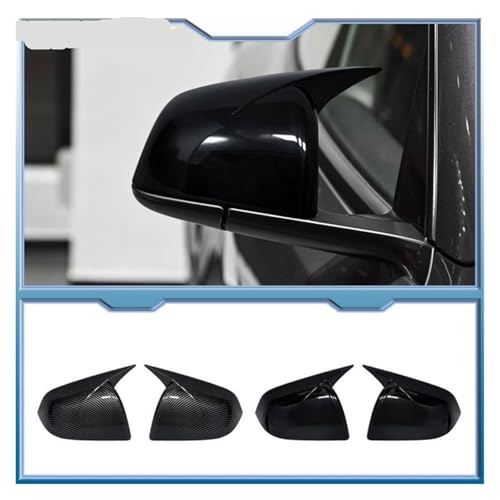 Couvercle de rétroviseur Tesla Model Y 2021 masquez les impacts avec cette coque carbone ABS - 2