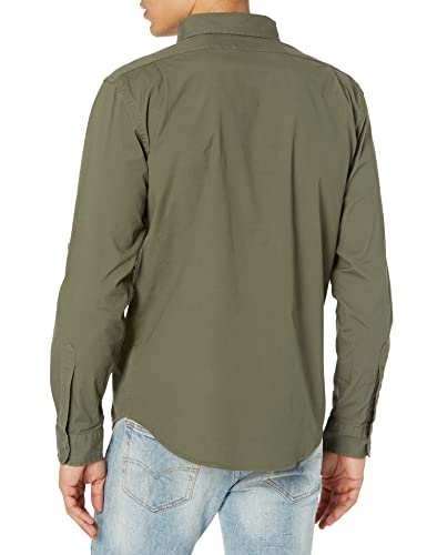 Brooks Brothers Men's Cotton Stretch Canvas Long Sleeve Button Down Safari Shirt2