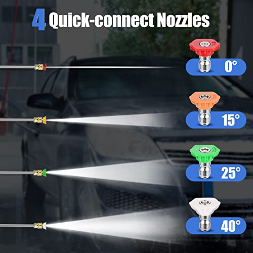 image for Berggren Electric Pressure Washer - 3900PSI Max 2.6GPM Power Washer wi