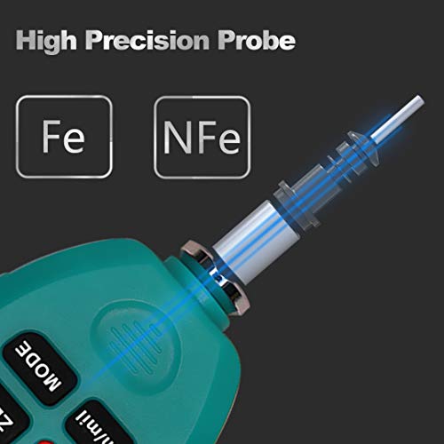 Image of Precise Magnetic Used Car Body Repair, Paint Depth Mil Paint or Metal Coating Thickness Gauge Gauge (Grey)