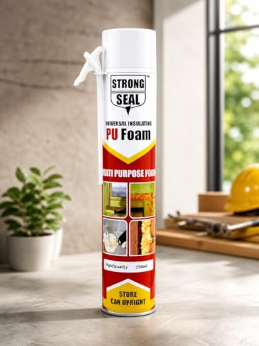 Image of HP Universal Polyurethane Multipurpose Foam Insulation Sealant Spray for Window, Tile & AC Gaps Filling, 750ml