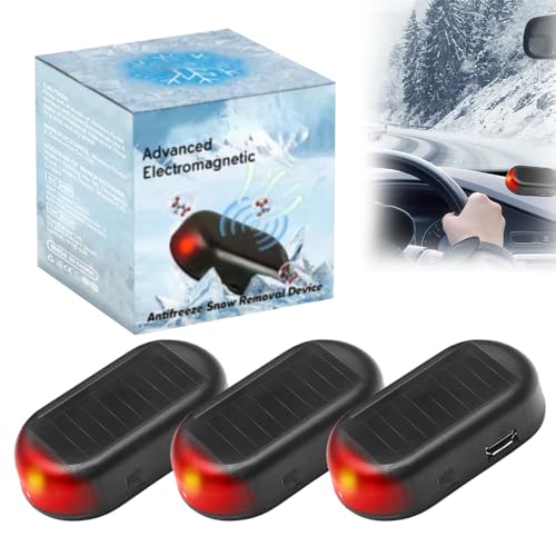 Toerjii 2026 Neu Elektromagnetische Molekulare Interferenz Frostschutzmittel Schneeräumungswerkzeug, Auto Enteiser Elektromagnetisches Antifrost, Auto Kinetische Molekularheizung Enteisung (3 PCS)