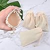 Mesybveo 24 Pièces Petits Sacs en Tissu, 8 x 10 cm Sachet Coton, Sac