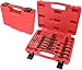 Glow Plug Removal Tool Kit - 22PCS Glow Plug Electrodes Removal Tool Set Automotive Replacement Fuel Glow Plug Kits for M8 & M10 Glow Plug Removal Puller Heater Element Drilling Tapping Extractor Kit