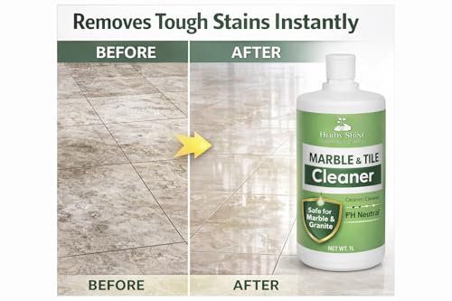 Image of Marble & Floor Cleaner 1L | pH Neutral, Streak-Free Shine | Safe for Kids, Pets & Mandir | Eco-Friendly Natural Stone Cleaner Pack 1