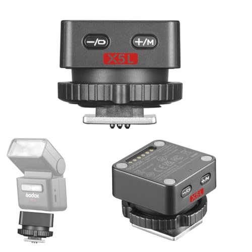 Godox X5L X5 L TTL Wireless Flash Trigger for Leica, GODOX X5-L for IT32 Mini TTL Flash, Hotshoe & Trigger in One, Flexible Magnetic Design, Instant Wireless Communication Without Manual Pairing