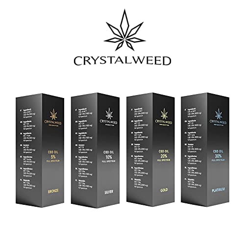 Crystalweed Olio Rilassante Per Dormire | Naturale Antistress | Mix Di Oli A Uso Topico (10 Ml) - 10