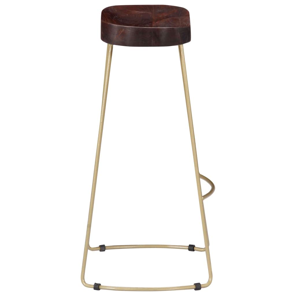 Taburetes de Cocina Gavin 2 Unidades, Taburetes Altos De Cocina, Sillas Altas De Cocina, Silla Alta, Taburetes De Bar, Muebles para Cocina, Madera Maciza de Mango