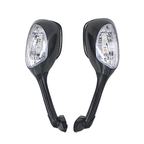 Espejos retrovisores Suzuki GSXR600 750 1000 K6-K8 con intermitentes lente clara