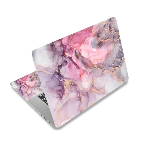 Image of Laptop Notebook Skin Sticker Cover Decal, 12 13 13.3 14 15 15.4 15.6 inch Laptop Vinyl Skin Sticker Cover Art Protector Decal Universal, Pink Marble