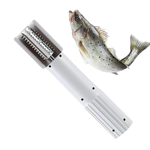 Squamatore Per Pesce - Rasoio Elettrico Ricaricabile Per Squame,Attrezzo Senza Fili Impermeabile per Pulire Scrostare Pesce,Pulizia Gatto