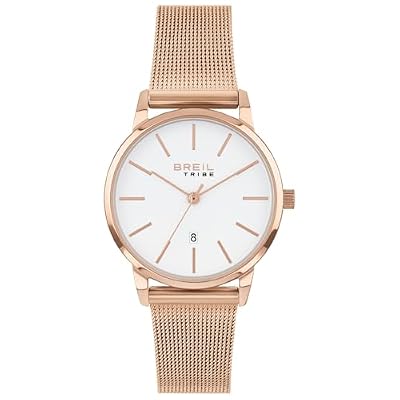 Breil Orologio da donna collezione Avery monocolore quadrante bianco 3 lancette movimento al quarzo e acciaio inox colorato IP Mesh EW0515, Bracciale