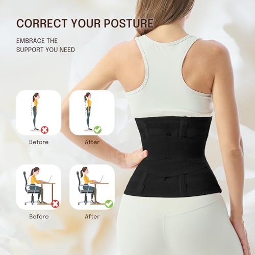 Allaugh Faixa de barriga pós-parto para mulheres: Cinto de compressão pós-cirurgia para fichário abd