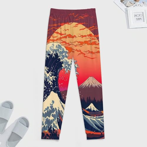 Japanese The Great Wave Pajama Pants Men Pj Bottoms Sleepwear Lounge Pant3
