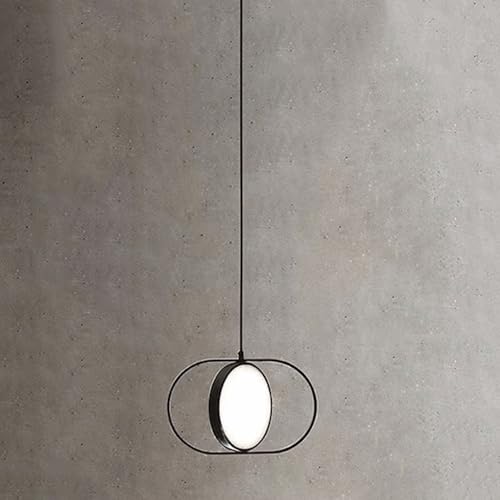 THLOTCYb Black LED Adjustable Pendant Light Designer Chandelier for Bedroom