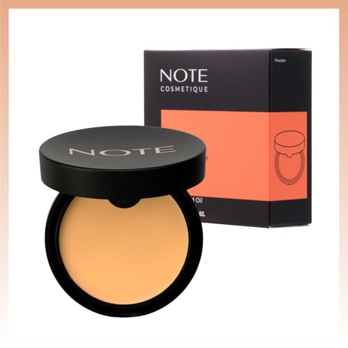 Image of Note Cosmetique Luminous Silk Compact Powder - Medium Buildable Coverage - Weightless Setting Powder Foundation - 04 Sand - 0.4 oz