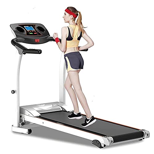 Image of Folding Treadmill Electric Motorized Power Walking Jogging Running Exercise Fitness Machine Trainer Equipment for Home Gym Office Space Saver