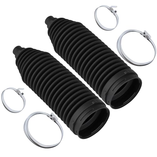 SCITOO 2pcs Steering Rack and Pinion Tie Rod Boot for