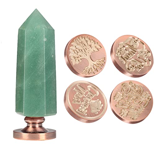 Cachet de cire mookaitedecor arbre de vie et kit de scellage pour enveloppe mariage en cristal