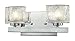 Z-Lite 3028-2V 2-Light Vanity Light, Clear