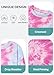 SunFoucs Girls Sweatshirt Tie Dye Crewneck Tops Long Sleeve Tees Fashion Kids Clothes Teens Shirts Size 7-8 Pink 8Y