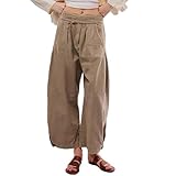 Anlass: Dieses palazzo hose damen sommer, marlenehose damen,schlupfhose damen,stoffhose damen,Damen Alltag, Arbeiten, Joggen, Urlaub, Dating, Outdoor, Strand, Wandern usw. Die bequeme musselin hose bietet Ihnen immer optimalen Tragekomfort