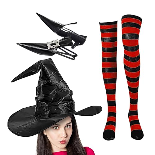 Ensemble de Vêtements de Mascarade Fluides pour Soirée Sorcière - 6