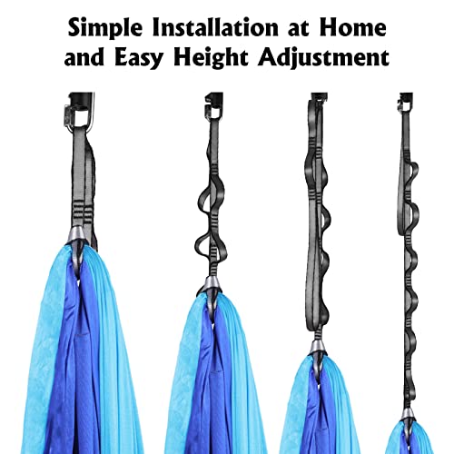 Kaboer Cuddle Sensory Swing,Indoor Therapy Swing Double-Layer Hammock Swings With 360° Swivel Hanger For Kids&Adults To Play&Calm,Hanging Therapy Swing For With Sensory Needs,Max Weight 200Lbs,Blue #TOP2