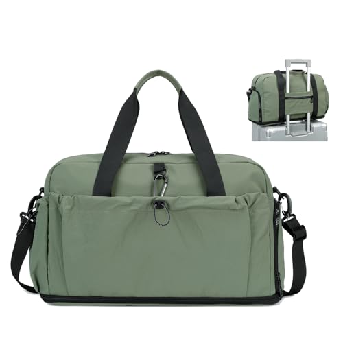 ボストンバッグ レディース メンズ 大容量 旅行 修学 拡張可 乾湿分離 軽量 キャリーオン 靴入れ 3way トラベルバッグ トートバッグ 防水 多収納 スポーツ 通学 1泊用 2泊3日 機内持ち込み (グーリン)