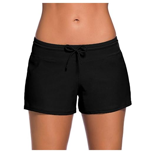 Minetom Bikini Damen Badeshorts Schwimmen Bikinihose Wassersport Schwimmshorts Boardshorts Badehose Sport Swim Shorts Schwarz DE 46 3 Minetom Bikini Damen Badeshorts Schwimmen Bikinihose Wassersport Schwimmshorts Boardshorts Badehose Sport Swim Shorts Schwarz DE 46