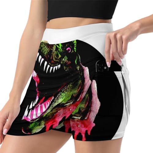 Jupe short de golf Dinosaure mini jupe athlétique pour parcours