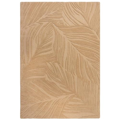 Image of Modern Woolen Carpet Size 4x6 Feet (120x180 cm) Color H1 Gold
