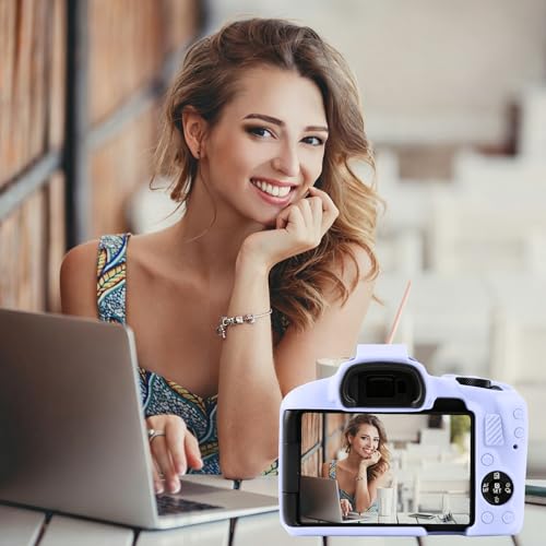 Funda protectora de silicona para Canon EOSR50 Lilac purple miniatura 6