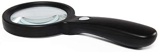 Boutique-vergrootglas Draagbaar 10-voudig vergrootglas met led-licht voor oude man Boek lezen Sieraden Identificatie Horloges Doe-het-zelf ambachten Carving en reparatie Optische glazen verlichting Vergrootglas/Pr