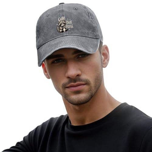 Gorra de mezclilla estilo denim unisex con diseño de mapache miniatura 5