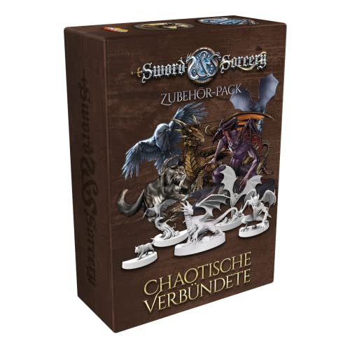 Ares Games, Sword & Sorcery – Chaotische Verbündete, Zubehör-Erweiterung, Expertenspiel, Dungeon Crawler, 1-5 Spieler, Ab 13+ Jahren, 60 Minuten, Deutsch