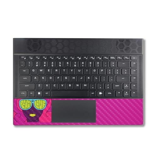 Image of MightySkins Carbon Fiber Skin Compatible with Alienware X14 R2 (2023) Full Wrap Kit - Fluorescent Rave | Protective, Durable Textured Carbon Fiber Finish | Easy to Apply | Made in The USA