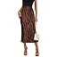 Brown Zebra Print
