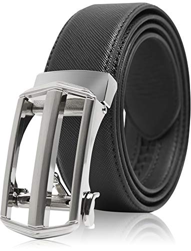 Access Denied Leather Ratchet Belts For Men - Mens Belt With Automatic Buckle For Suits Jeans And Uniform - Designed In The Usa #TOP30