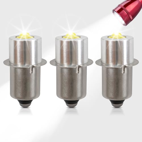 Swess Mag Light Led Bulb Upgrade Conversion Kit for Maglite 3D 4D 5D 6D 3W DC 4-24V for 3-6 Cell C/D Flashlight Bulbs for Maglight Replacement Bulb