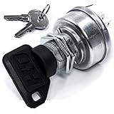 John Deere TCA22740, TCA15075, AM101561 Starter Ignition Switch : 3 Keys & Free Carabiner - HD Switch