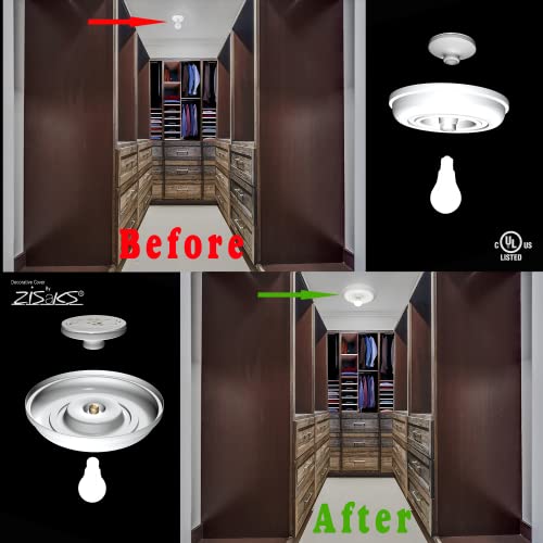 Zisaks CLBSDC Ceiling Socket Decorative Cover,Light Bulb Holder,Lamp Holder Base,Lampholder Cover thumb #7