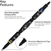 Klein Tools 32500HDRT Destornillador de trinquete KNECT, destornillador multiusos/dado, herramienta de 11 en 1 con clasificación de impacto con puntas Phillips, planas, cuadradas y Torx 8