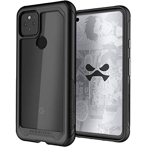 Ghostek Atomic Slim Designed For Pixel 5 Case With Ultra Protective Aluminum Bumper Made Of Super Strong Lightweight Military Grade Alloy Metal Phone Covers For Pixel 5 5G (6 Inch) (Black) #TOP1