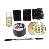 Gel de maquillage sanglant : convient pour fêtes d'halloween, déguisements, , festivals ou spéciaux de programmes télévisés, farces , etc., éponge de maquillage d'halloween