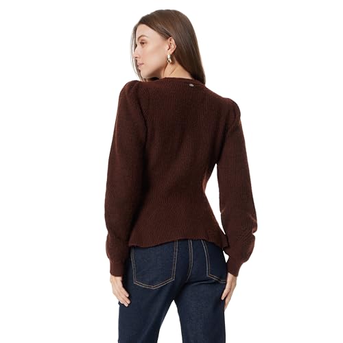 Sam Edelman Women's Keegan Flare Hem Button Front Cardigan Sweater Standard4