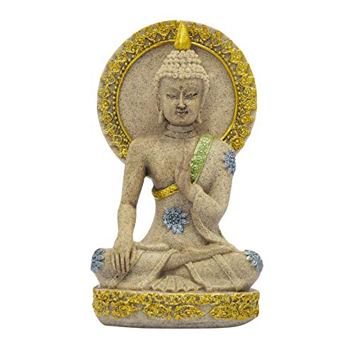 タントリックゼン仏像とLaxmi Ganesh像、ホームデコレーションに最適なスピリチュアルアート