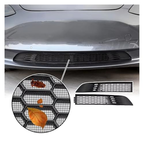 Couverture grille ventilation capot pare-chocs avant Tesla Model 3 maille - 4